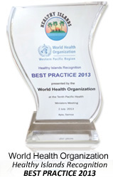 World Health Organization Western Pacific Region,Healthy Islands Recognition Best Practice 2013